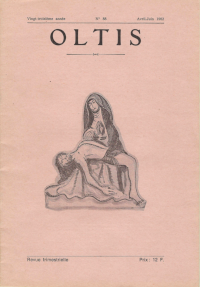 Front cover of Oltis magazine