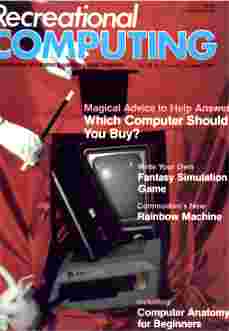 magazine cover of July/August 1981 Recreational Computing
